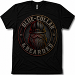 Blue Collar & Bearded Tee