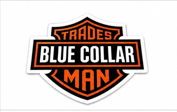 Blue Collar Tradesman Decal