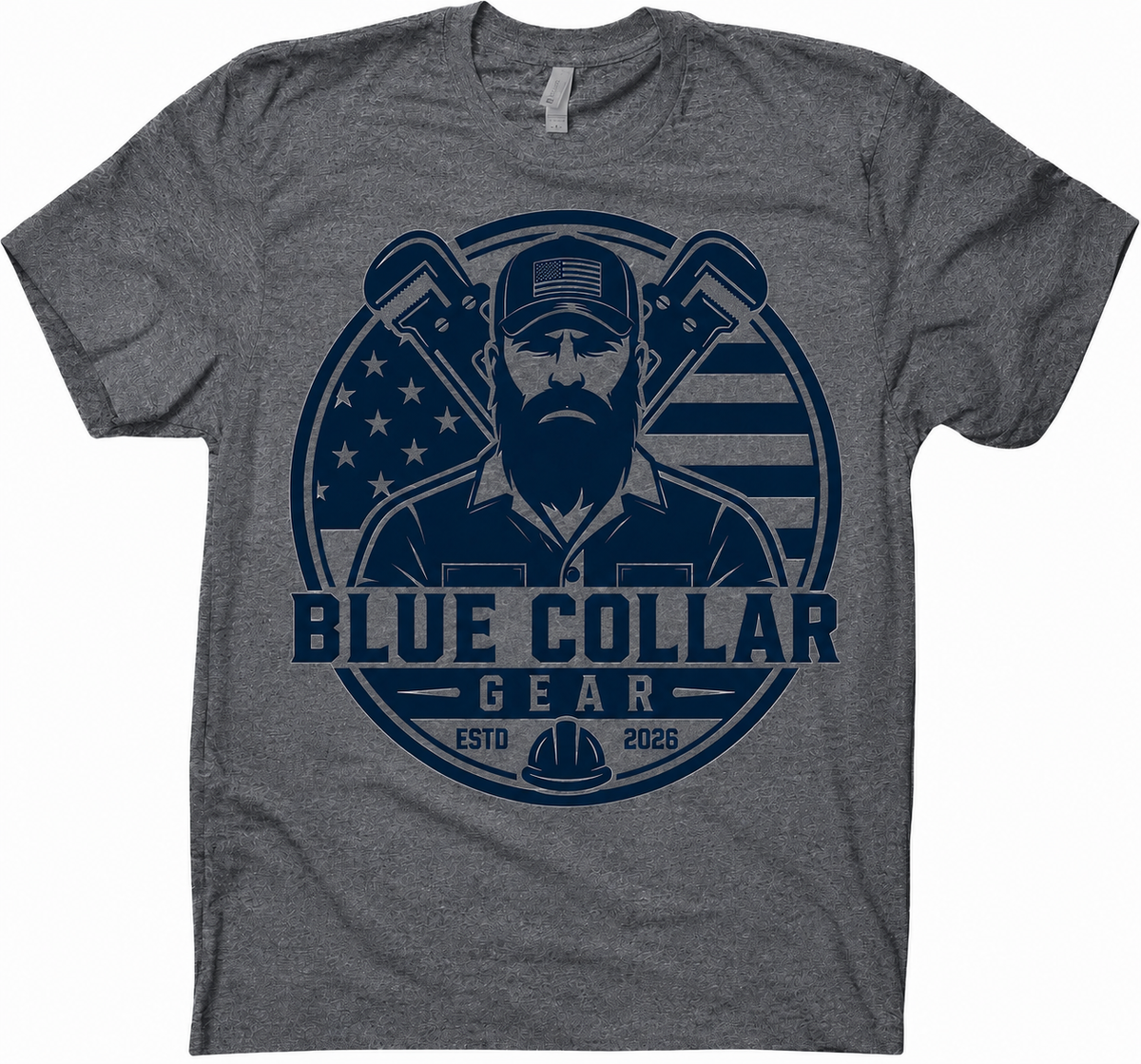 Blue Collar Gear Logo Tee