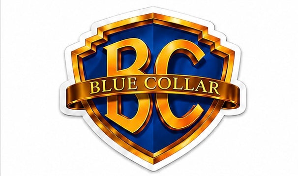 Blue Collar Shield Decal